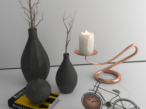 decorative set free 3D Model