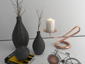 dekoratif diatur gratis Model 3D