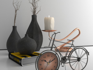decorative set free 3D 模型