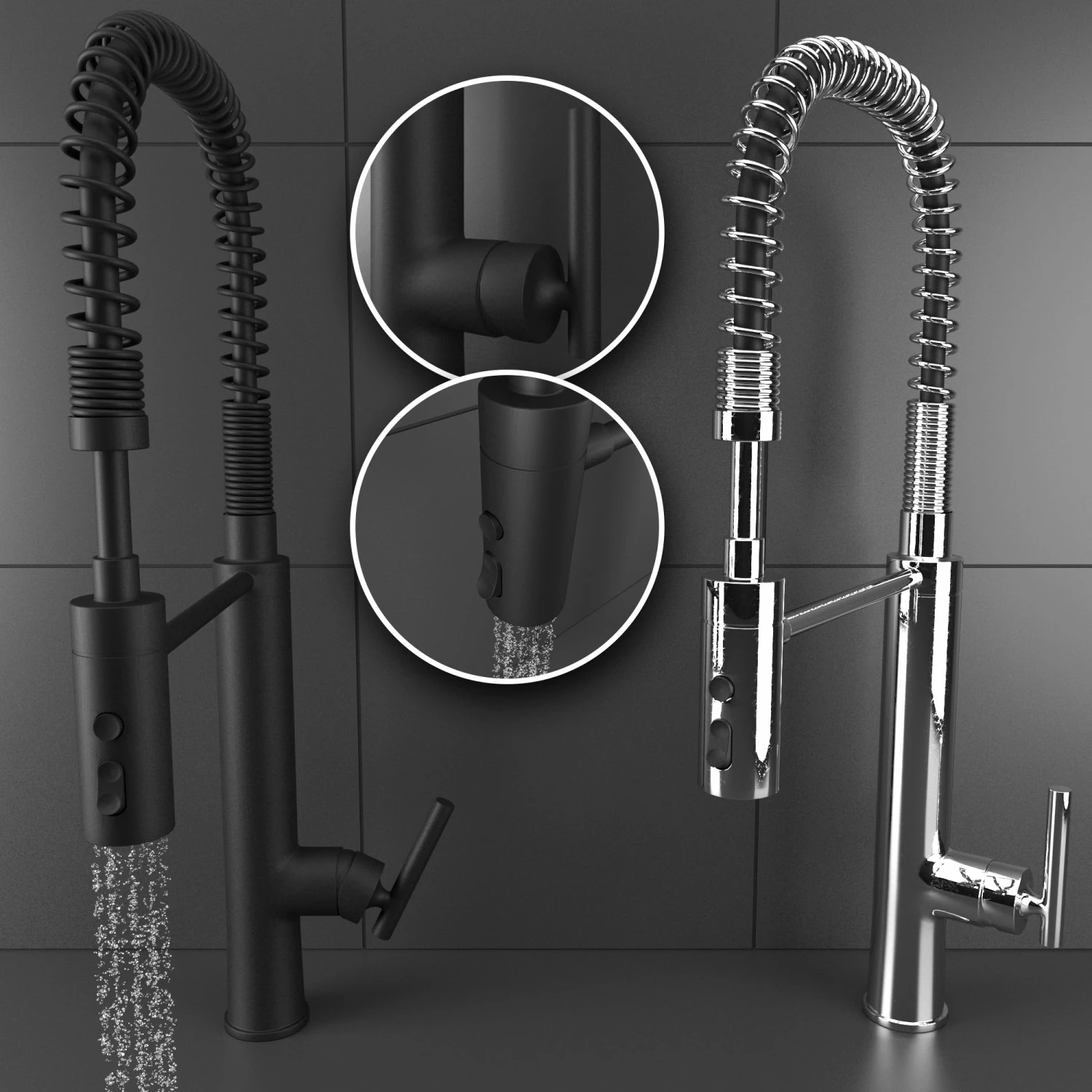 rubinetto della cucina Modello 3D .c4d .max .obj .3ds .fbx .stl .blend 
