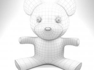 doll teddy Model 3D