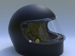 motorcycle helmet 3D 模型