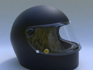 motorcycle helmet 3D Model