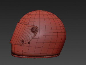 motorcycle helmet 3D 模型