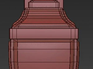 rusted bellevue wall light 3D Model