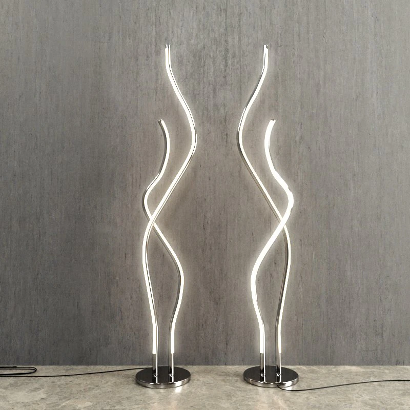 modern floor lamp 3D Model .c4d .max .obj .3ds .fbx .stl .blend