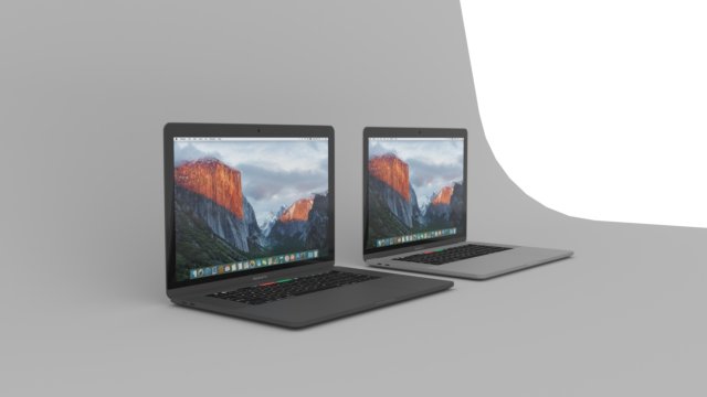 macbook 3D Model .c4d .max .obj .3ds .fbx .stl .blend 