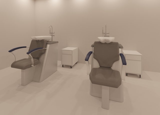 hairdressing chairs 3D Model .c4d .max .obj .3ds .fbx .stl .blend