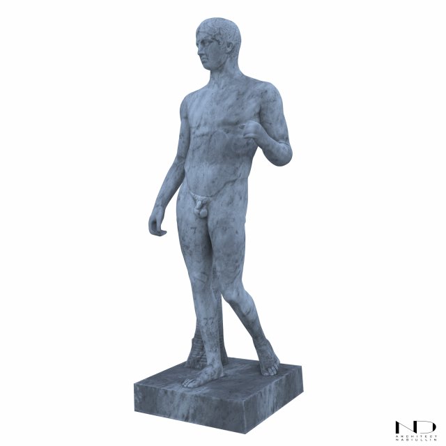 statue man Modèle 3D .c4d .max .obj .3ds .fbx .stl .blend 