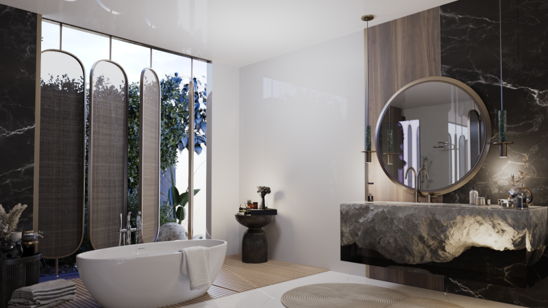 Nature bath Modelo 3D .c4d .max .obj .3ds .fbx .stl .blend 