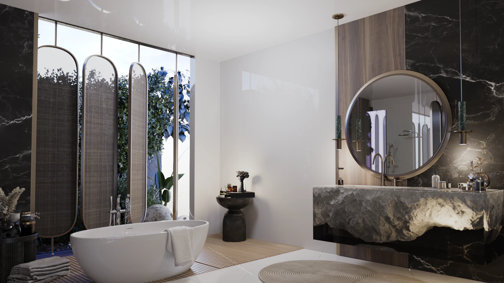 Banho natural Modelo 3D .c4d .max .obj .3ds .fbx .stl .blend