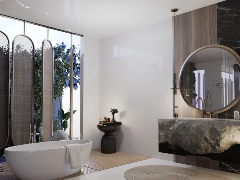 Banho natural Modelo 3D