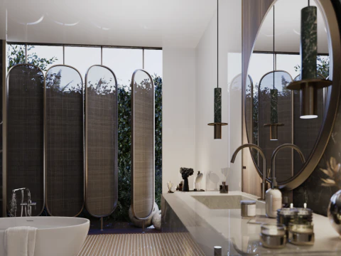 Banho natural Modelo 3D