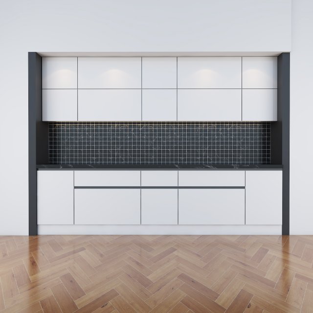 kitchen modern 3D मॉडल .c4d .max .obj .3ds .fbx .stl .blend 