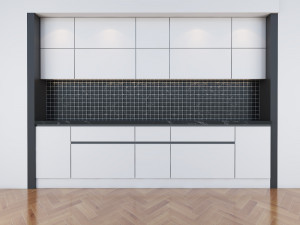 kitchen modern 3D मॉडल