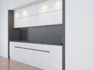 kitchen modern 3D मॉडल