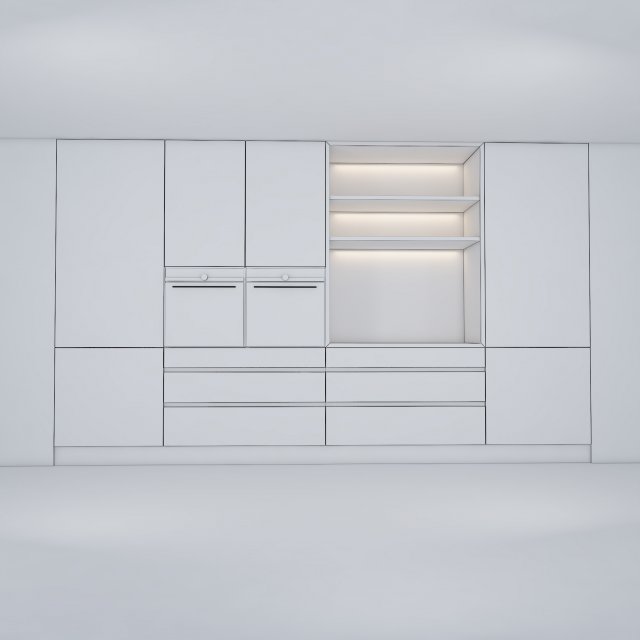 kitchen 02 Modelo 3D .c4d .max .obj .3ds .fbx .stl .blend 
