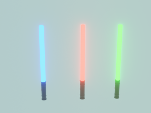 starwars blades 3D Model