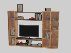 houten kast 3D Model