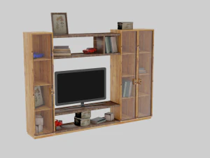 wood cabinet 3D Model