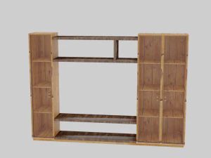 wood cabinet 3D Model