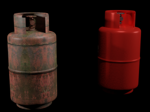 gas bottle 3D Model