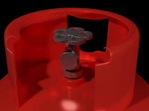 gas bottle 3D Model