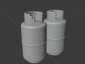 gas bottle 3D Model
