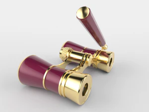 binoculares de &oacute;pera Modelo 3D
