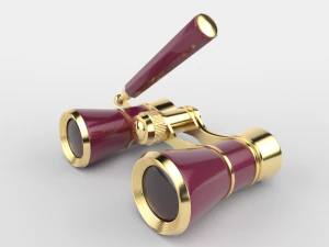 binoculares de &oacute;pera Modelo 3D