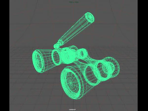 binoculares de &oacute;pera Modelo 3D