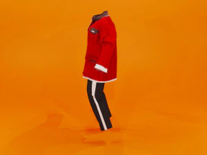 red jacket 3D Model
