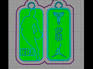nba plate 3D printmodel