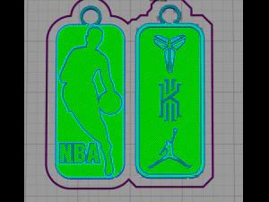 nba plate 3D Print Model
