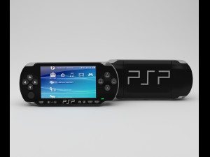 psp 3d model 3D मॉडल