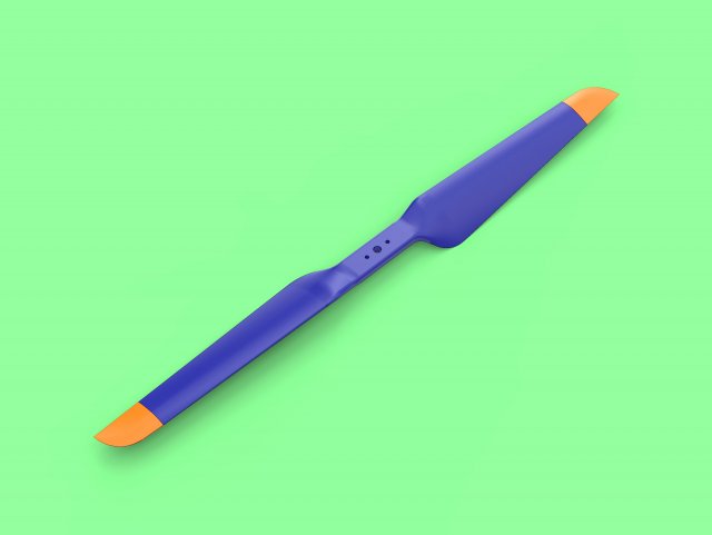 Drone propeller 3D 프린트 모델 .c4d .max .obj .3ds .fbx .stl .blend 