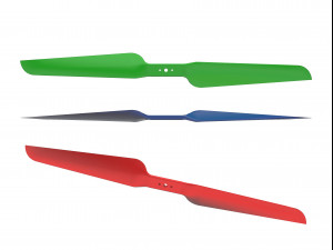Drone propeller 3D 프린트 모델
