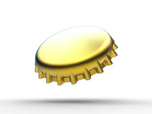 iron bottle cap 3D Print Model