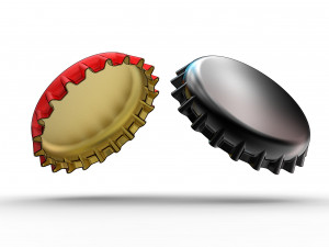iron bottle cap 3D 打印模型