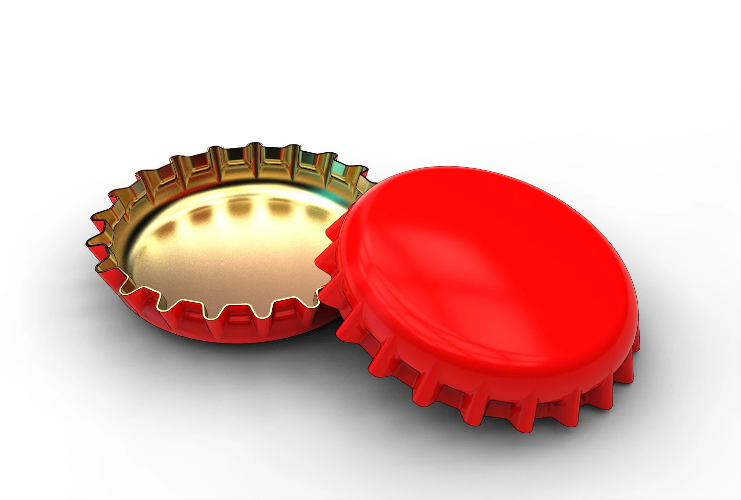 iron bottle cap 3D Print Model .c4d .max .obj .3ds .fbx .stl .blend 