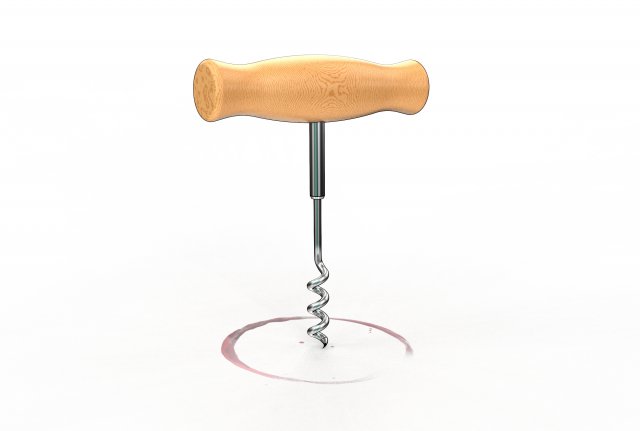 corkscrew 3D Baskı Modeli .c4d .max .obj .3ds .fbx .stl .blend 