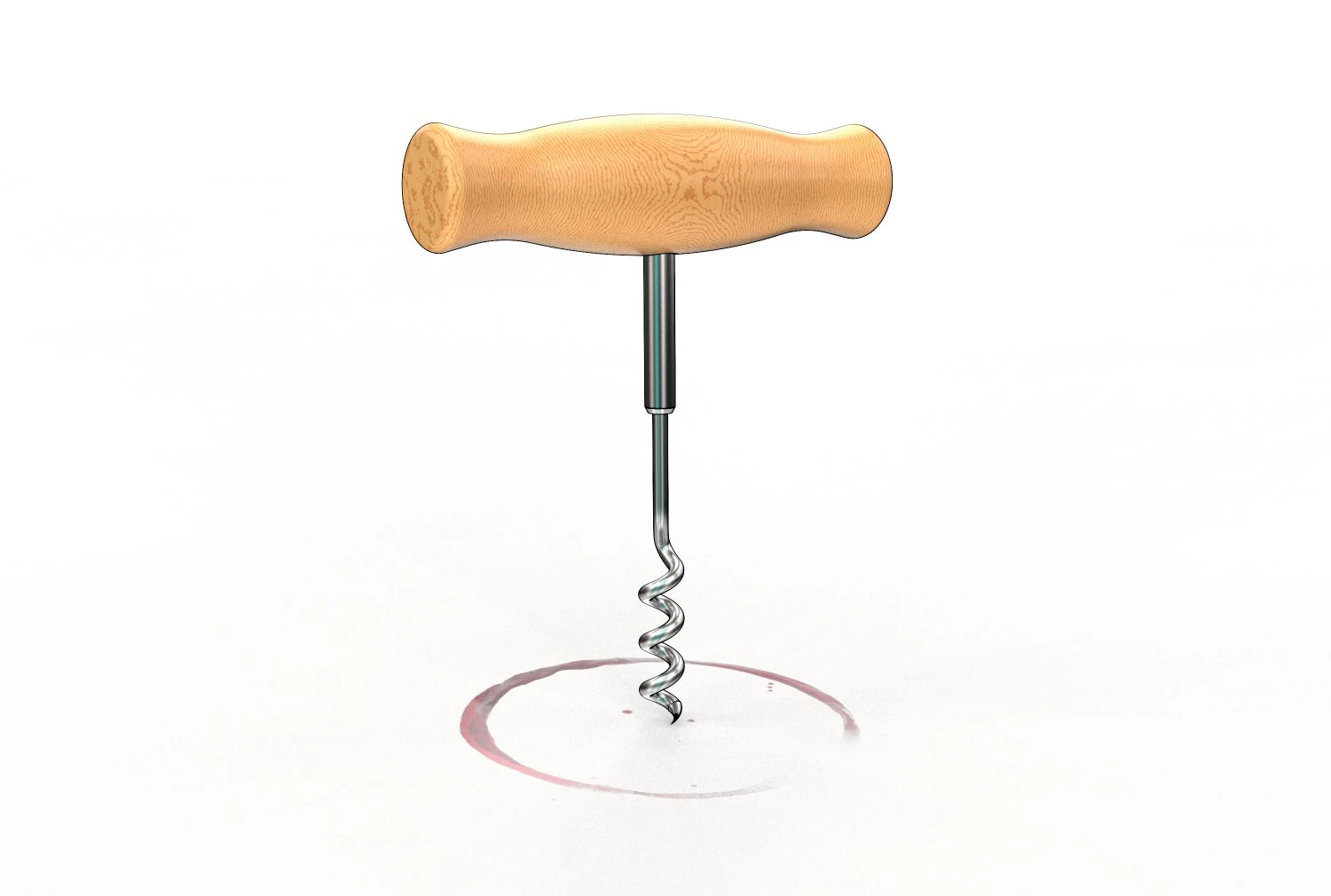 corkscrew 3D Print Model .c4d .max .obj .3ds .fbx .stl .blend 
