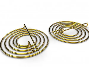 bobina di tubo a spirale Modello di stampa 3D