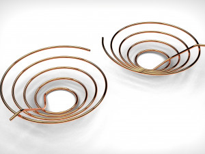 tapered pipe coil 3D Print Model