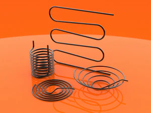 bobina de tubo helicoidal Modelo de Impressão 3D