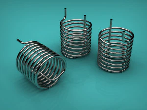 bobina de tubo helicoidal Modelo de Impressão 3D