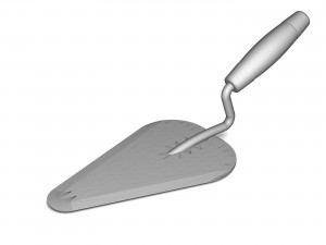 trowel 3D 프린트 모델