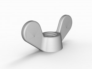 wing nut 3Dプリントモデル