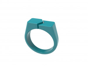 Parametric signet ring Model do druku 3D