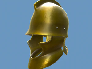 トラキアギリシャのヘルメット 3Dモデル